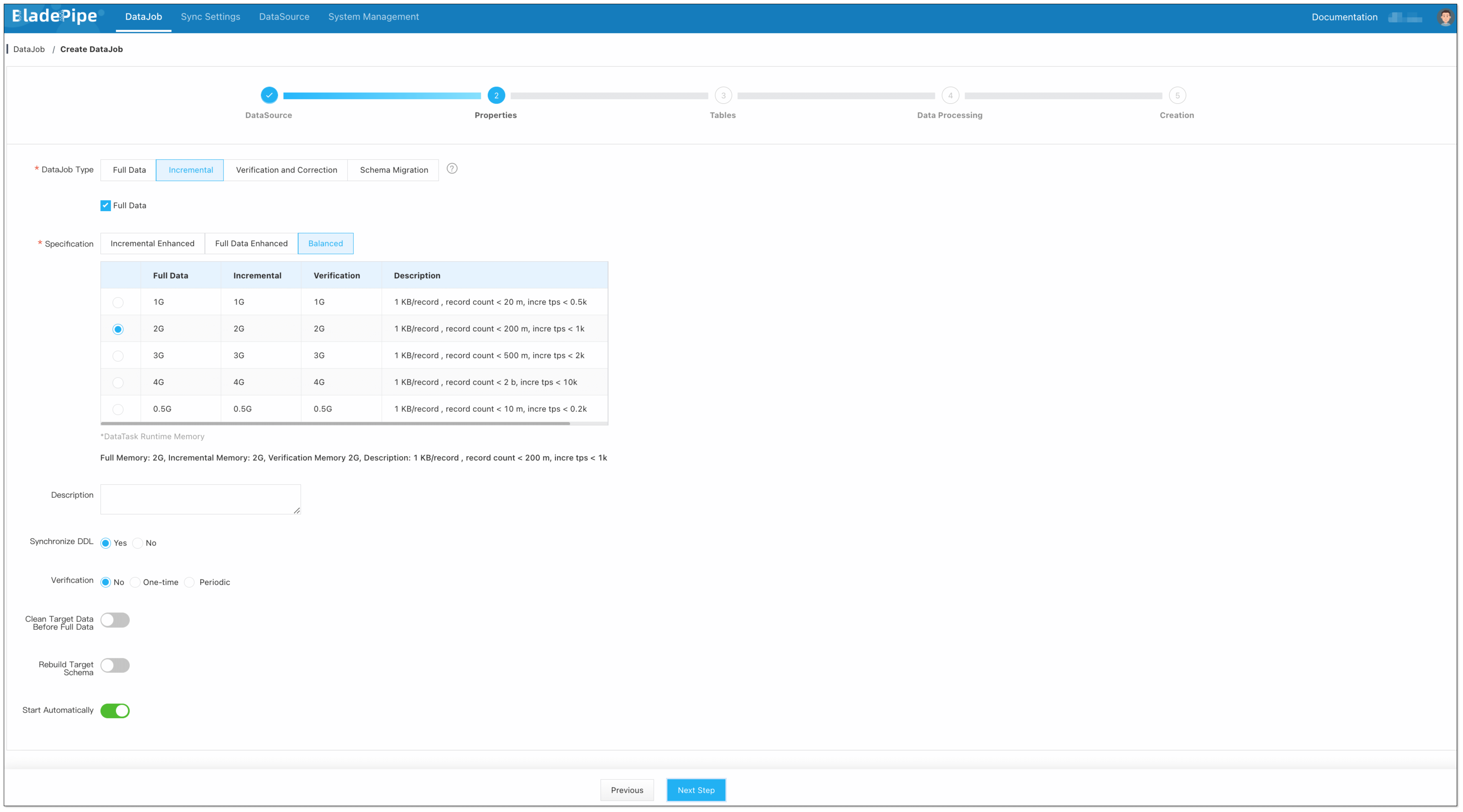 Create a DataJob-2